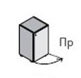 Кабинет руководителя JERA Шкаф низкий (правый/левый) 159985/986